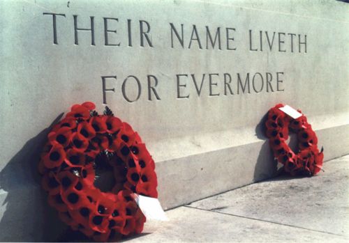 Pic of the inscription at the Cenotaph