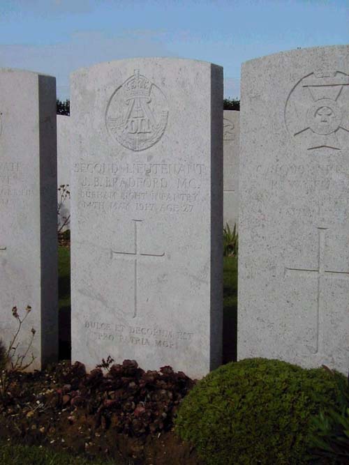 digital pic of James Bradford's grave - taken 2001