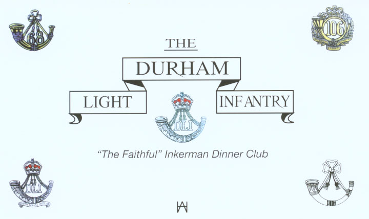 Pic of 'The Faithful' Inkerman Dinner Club's insert for the Unveiling Ceremony of the D.L.I. Victoria Cros Celebration Stone