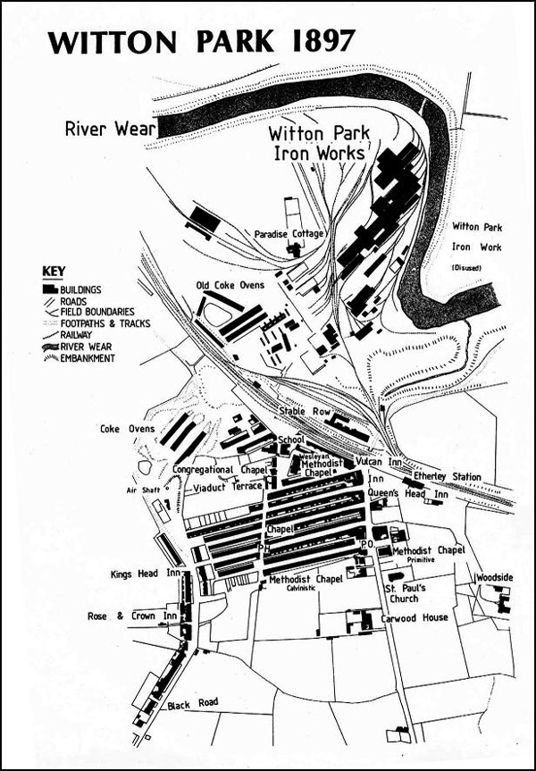 Map of Witton Park 1897